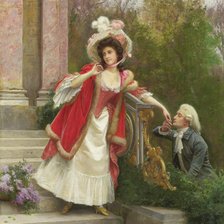 Схема вышивки «поцелуй»