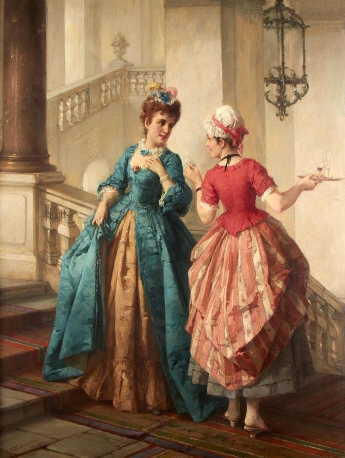 сплетницы - картина - оригинал