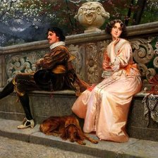 Схема вышивки «ссора»