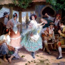 Схема вышивки «танец»