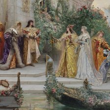 Схема вышивки «визит»