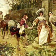 Схема вышивки «прогулка»