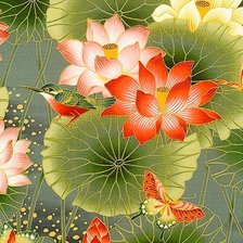 Схема вышивки «Лотос»