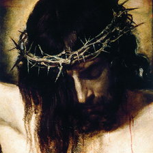 Схема вышивки «Иисус»