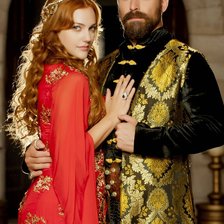 Схема вышивки «Королевская пара»