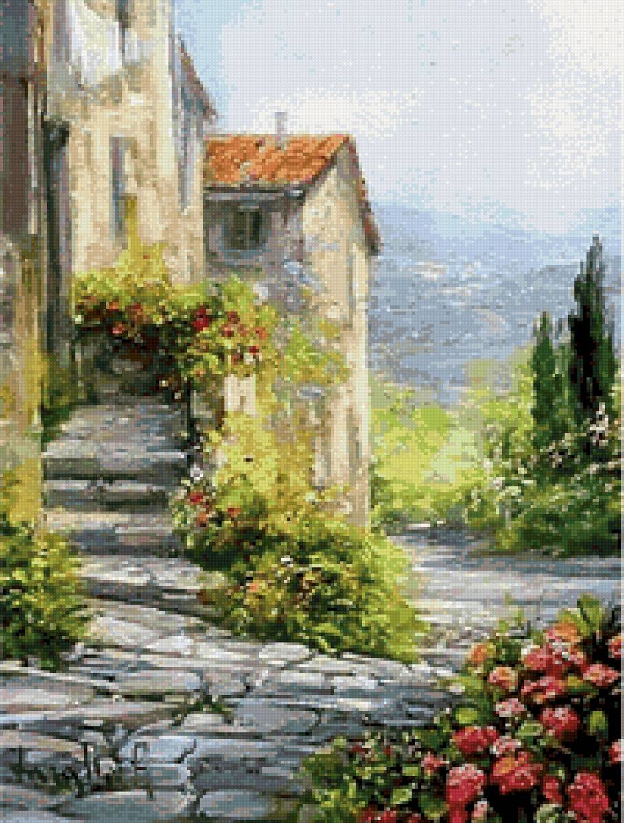 Италия - день, лето, италия, пейзаж - предпросмотр