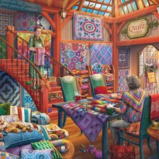 Схема вышивки «ЭДУАРД ШЛЯХТИН. МАГАЗИН ОДЕЯЛ»