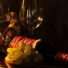 Схема вышивки «вино»