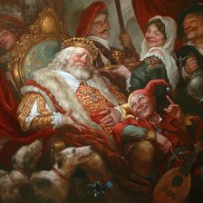 Схема вышивки «Король и шут»