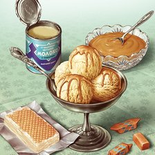 Схема вышивки «Мороженое»