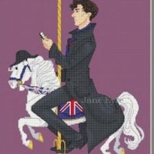 Схема вышивки «Шерлок»