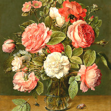 Схема вышивки «Серия "Букет". Розы»