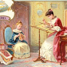 Схема вышивки «Stickerei»