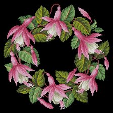 Схема вышивки «узор на черном»