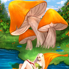 Схема вышивки «Фея»