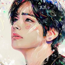 Схема вышивки «V»