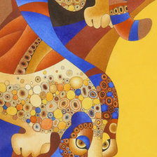 Схема вышивки «Львица»