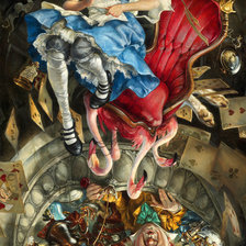 Схема вышивки «ХИЗЕР ТОЙРЕР. МЫ ВСЕ ЗДЕСЬ БЕЗУМЦЫ»