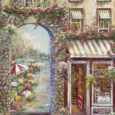 Схема вышивки «ДЖИНДЖЕР КУК. СТОЛИК НА ДВОИХ»