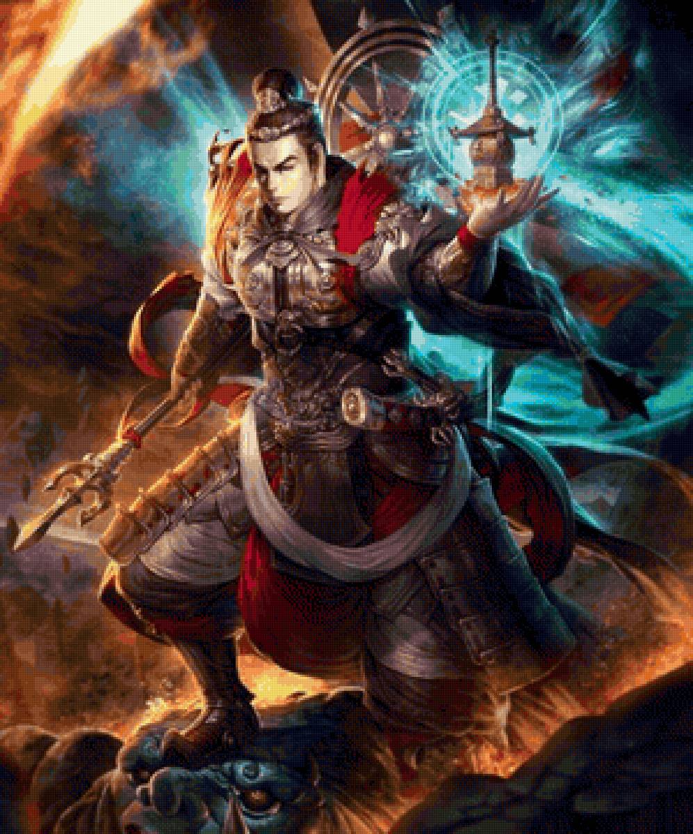 Бог бурь. Сусано. - боги. буря. япония. мифология. - предпросмотр