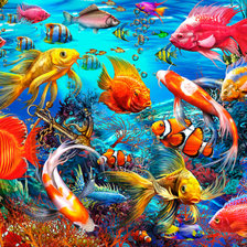 Схема вышивки «ЧИРО МАРЧЕТТИ. ТОРПИЧЕСКАЯ ГАВАНЬ»