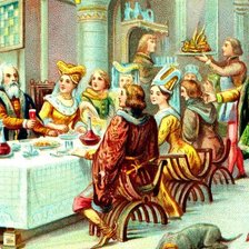 Схема вышивки «Dinner»