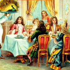 Схема вышивки «Dinner 2»