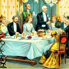 Схема вышивки «Dinner 3»