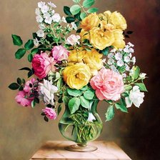 Схема вышивки «букет»