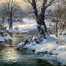 Схема вышивки «вечер»