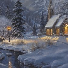 Схема вышивки «Winterabend»