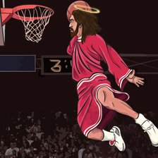 Схема вышивки «баскетбол»