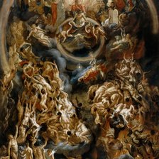 Схема вышивки «ЯКОБ ЙОРДАНС. СТРАШНЫЙ СУД, 391 х 300 см»