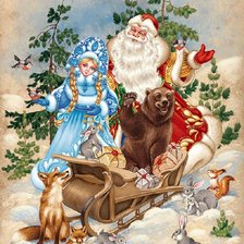 Схема вышивки «Новый Год»