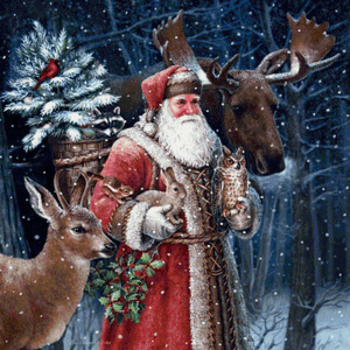 Дед Мороз - зима - предпросмотр