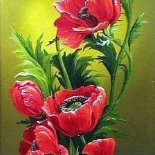 Схема вышивки «МАКИ»