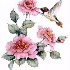 Схема вышивки «ЦВЕТЫ»