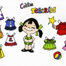 Схема вышивки «familia telerin recortables»