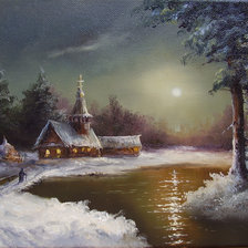 Схема вышивки «вечер»