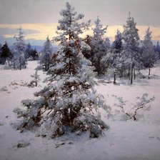 Схема вышивки «вечер»