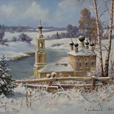 Схема вышивки «вечер»