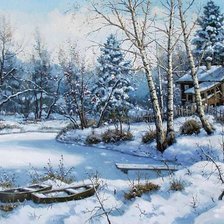 Схема вышивки «вечер»