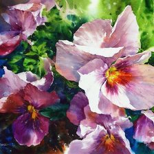 Схема вышивки «Цветы»