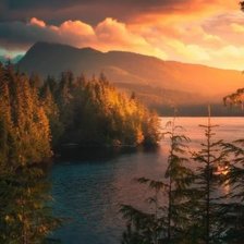 Схема вышивки «Закат»