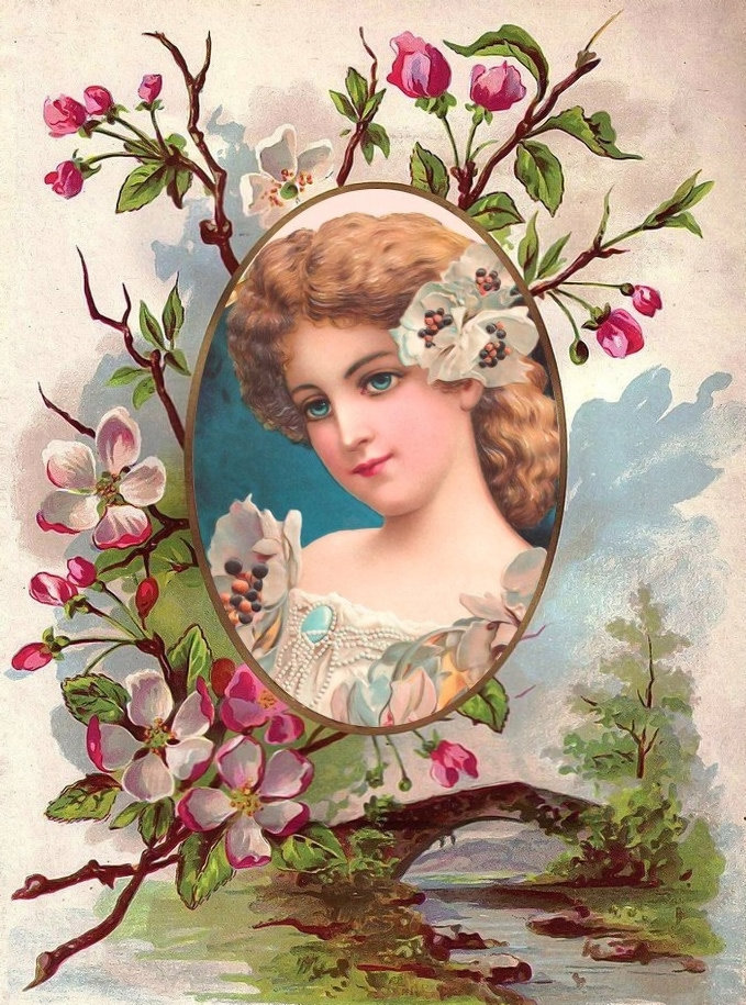 kvet,dievča - оригинал