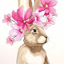 Схема вышивки «Зайчик»