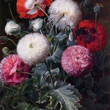 Схема вышивки «цветы»