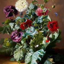 Схема вышивки «цветы»