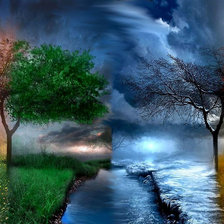 Схема вышивки «seassons»