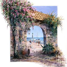 Схема вышивки «Арка»